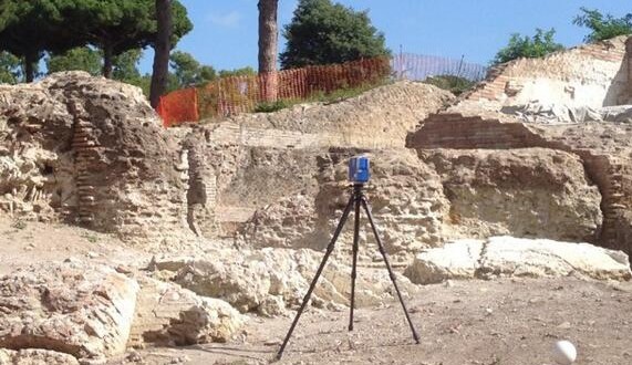Faro Focus at Portus. Image from Stephen Kay