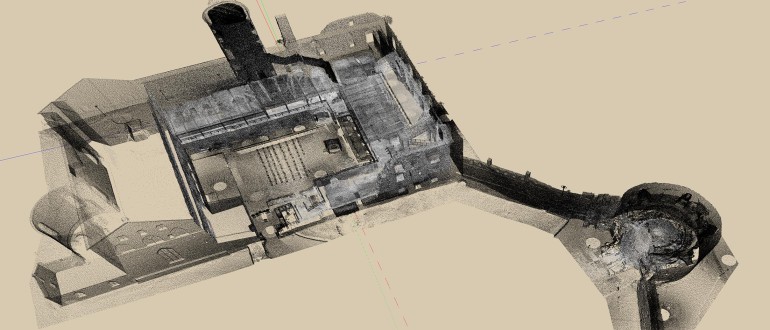Pointcloud of Haapsalu Episcopal Castle